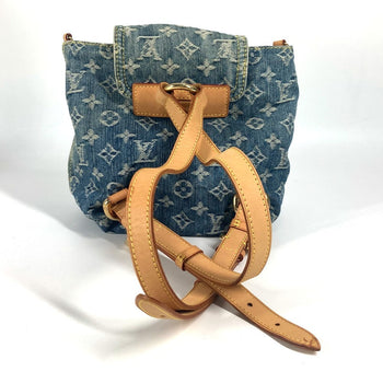 Louis Vuitton Backpack M95057 Monogram Denim Canvas Blue Monogram Denim Sac A Dospm