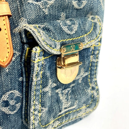 Louis Vuitton Backpack M95057 Monogram Denim Canvas Blue Monogram Denim Sac A Dospm