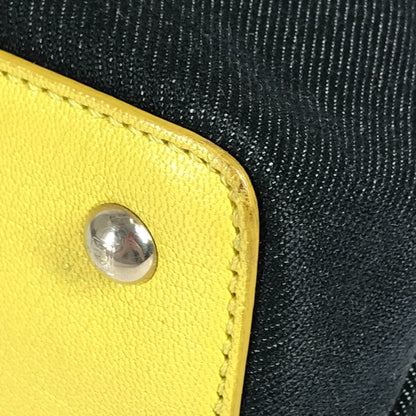 Fendi Handbag 8Bh253 Denim, Leather Blue Petit Twojours Petit Twojours