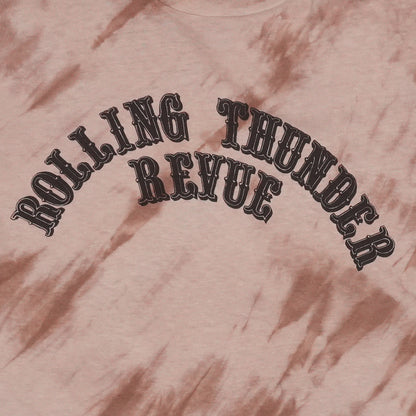 1975 Bob Dylan Rolling Thunder Review Tour Crew Tie Dye Shirt