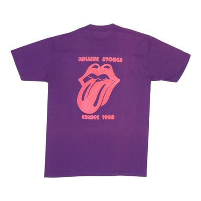 1982 Rolling Stones Showco Europe Crew Tour Shirt