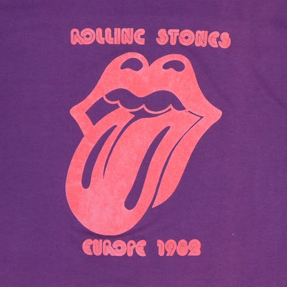 1982 Rolling Stones Showco Europe Crew Tour Shirt