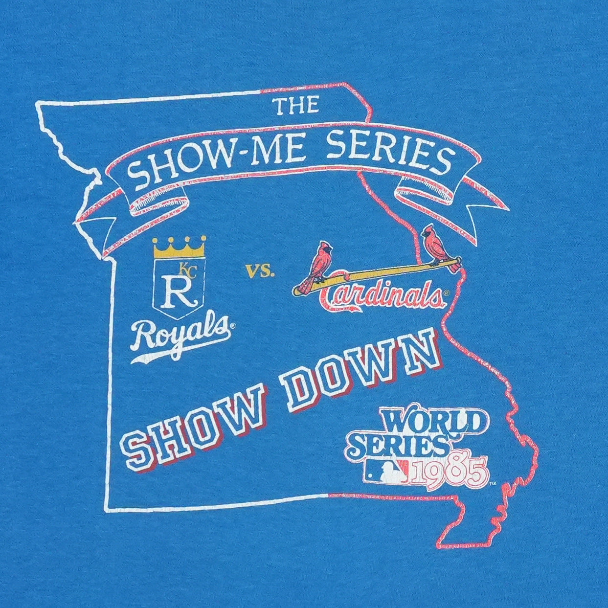 1985 Kansas City Royals Show Me World Series Shirt