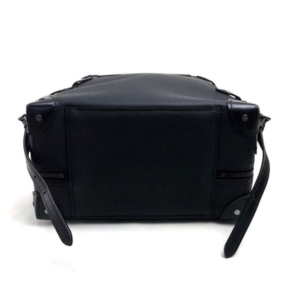 Louis Vuitton Backpack M30337 Taiga Leather Black Taiga Rainbow Soft Trunk Backpack Pm Mens