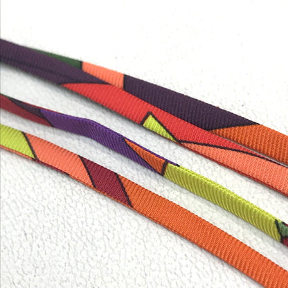 Hermes Charm Chevre / Silk Pink Purple / Orange Samarkand Women