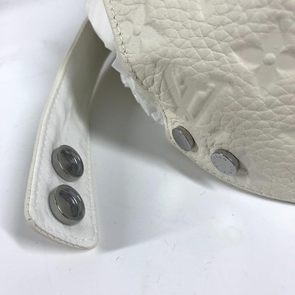 Louis Vuitton Hat Mp2321 Monogram Ann Platt Leather White Monogram Ann Platt Casquette Quill 1.0