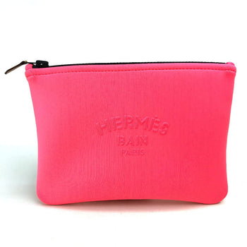 Hermes Pouch Polyamide, Elastane Light Pink Truth Neovan Pm Women