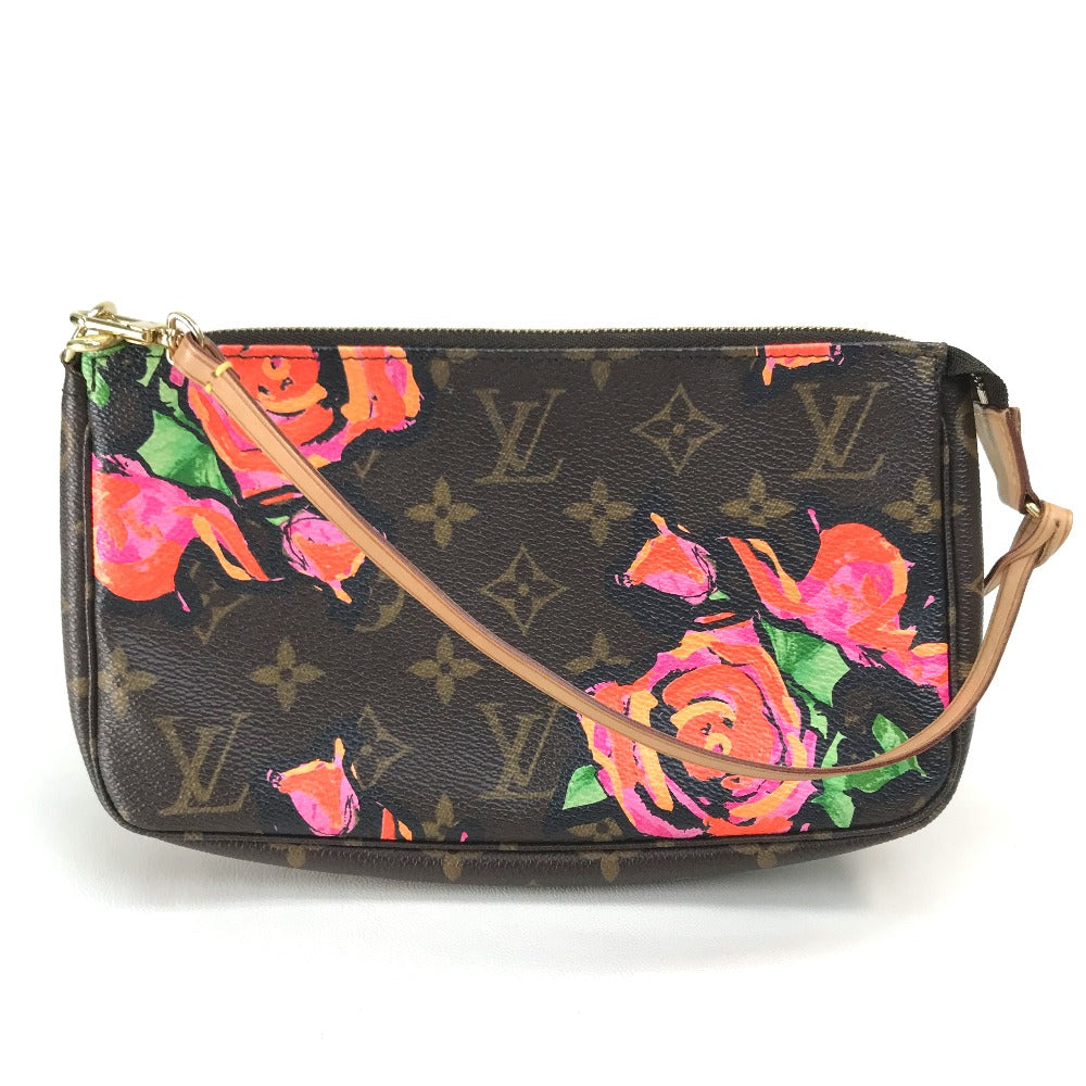 Louis Vuitton Pouch M48615 Monogram Canvas Brown Monogram Rose Pochette Accessoar Women