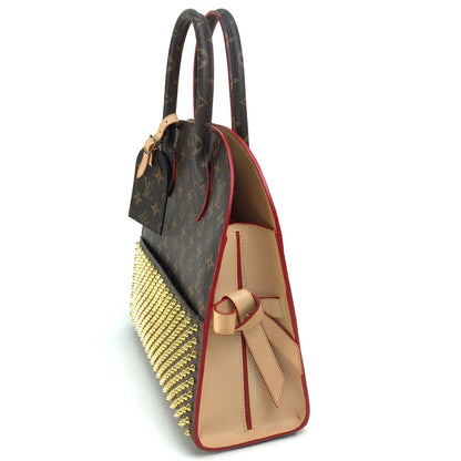Louis Vuitton Handbag M41234 Pvc, Monogram Canvas Brown Monogram Studs Iconoclast Christian