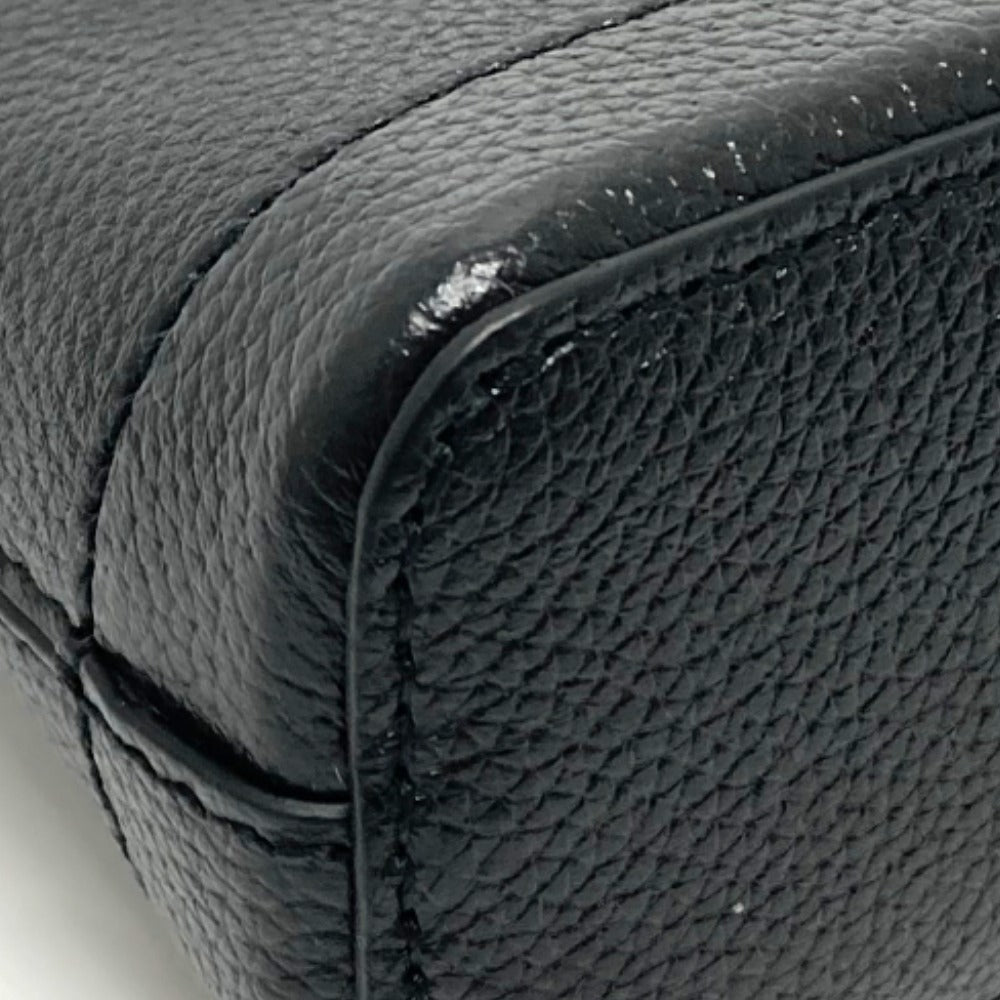 Balenciaga Shoulder Bag 639756 Leather Black Logo Villetop Women