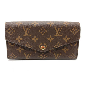 Louis Vuitton Long Wallet Purse M62236 Monogram Canvas Brown Monogram Portefeuille Sarah Women