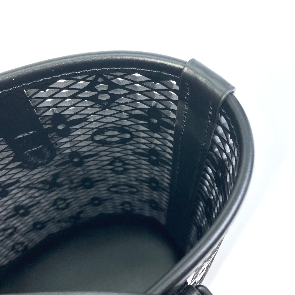 Louis Vuitton Shoulder Bag M20352 Plastic, Monogram Lace Black Monogram Race Bucket Pm Women