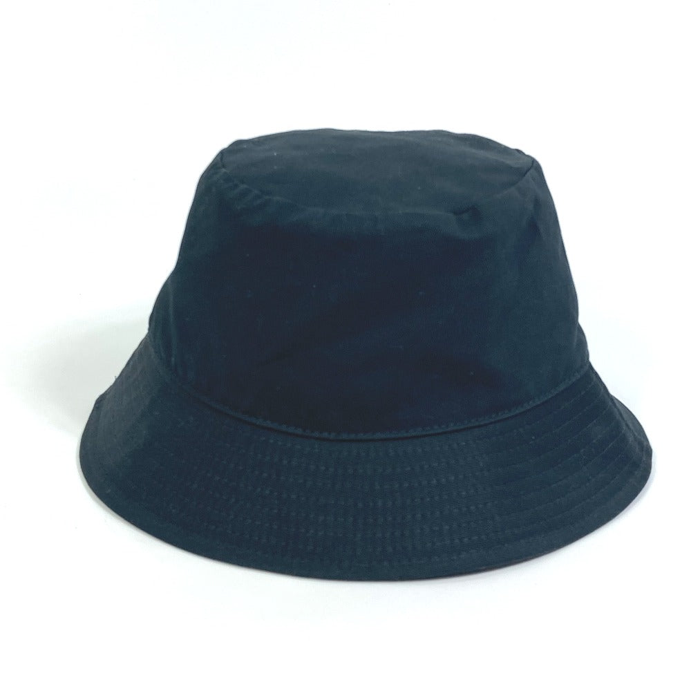 Celine Hat 2Auo1968P Cotton/Sequins Black Embroidered Gradient Sequin Bucket Women M