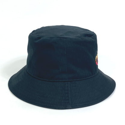 Celine Hat 2Auo1968P Cotton/Sequins Black Embroidered Gradient Sequin Bucket Women M