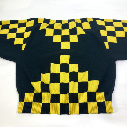 Louis Vuitton Sweater Wool, Cashmere By Color Apparel Checkerboard Knit Women L