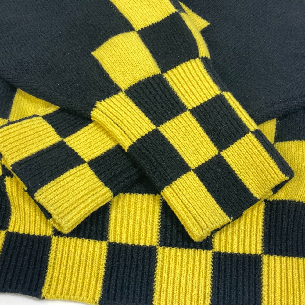 Louis Vuitton Sweater Wool, Cashmere By Color Apparel Checkerboard Knit Women L