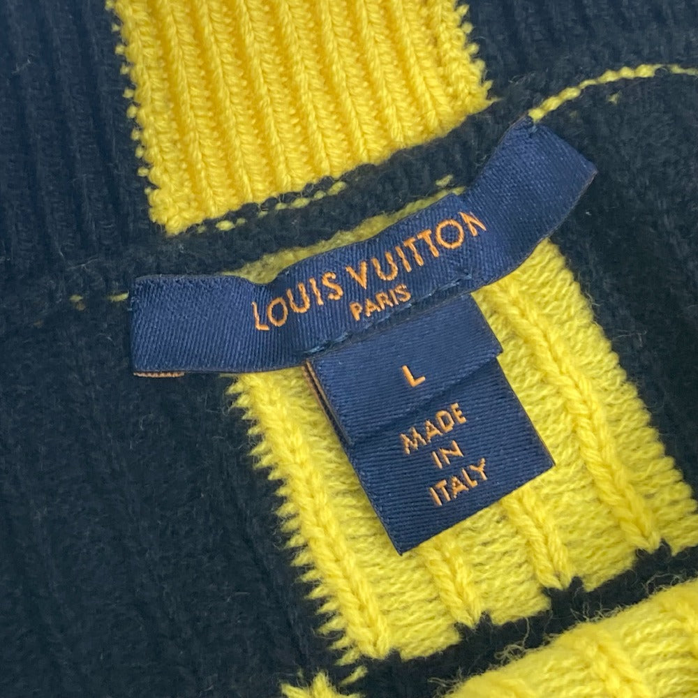 Louis Vuitton Sweater Wool, Cashmere By Color Apparel Checkerboard Knit Women L