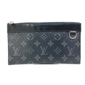Louis Vuitton Pouch M44323 Monogram Eclipse Canvas Black Monogram Eclipse Pochette Discovery Pm Mens