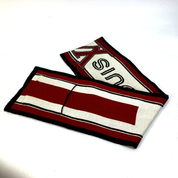 Louis Vuitton Scarf Wool Red Logo