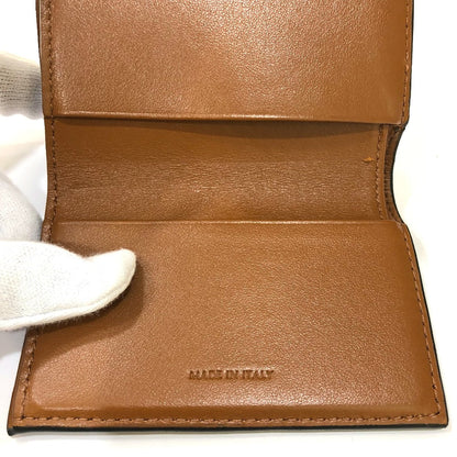 Celine Trifold Wallet Pvc / Leather Brown Triomphe Small Trifold Women