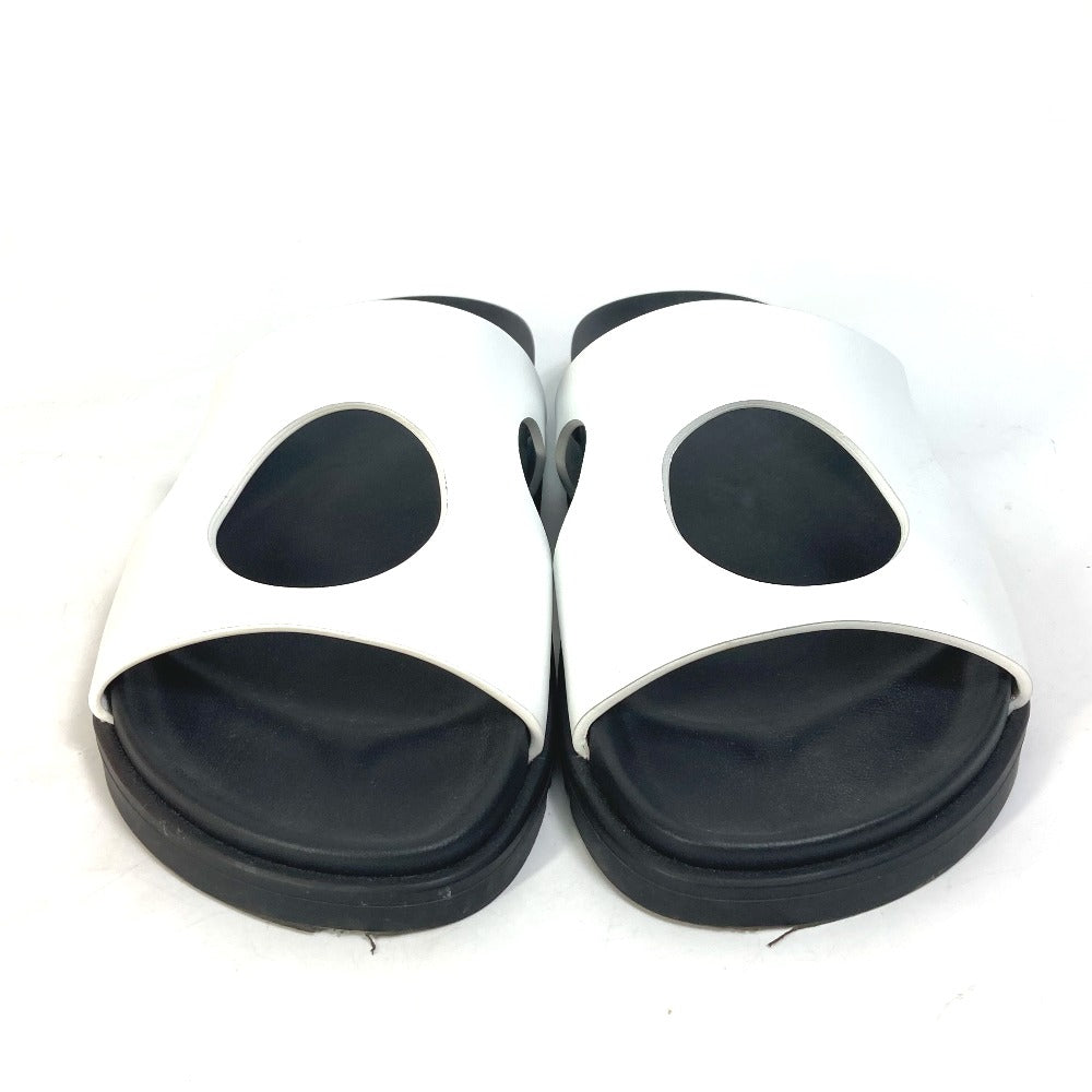 Hermes Sandals Leather Two-Tone (White) Shoes Edit 35