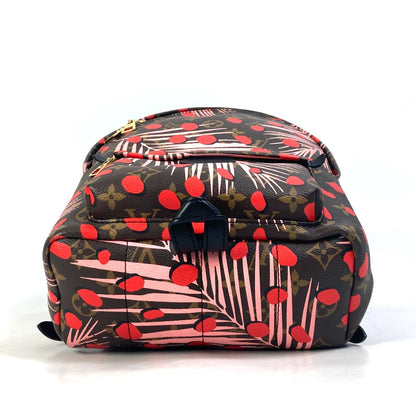 Louis Vuitton Backpack M41981 Monogram Canvas Brown X Pink X Red Monogram Palm Springs Pm Women