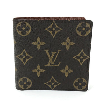 Louis Vuitton Folded Wallet M61675 Monogram Canvas Brown Monogram Portefeuille Marco Mens