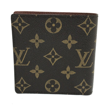 Louis Vuitton Folded Wallet M61675 Monogram Canvas Brown Monogram Portefeuille Marco Mens