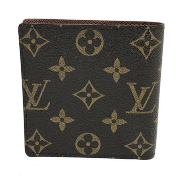 Louis Vuitton Folded Wallet M61675 Monogram Canvas Brown Monogram Portefeuille Marco Mens