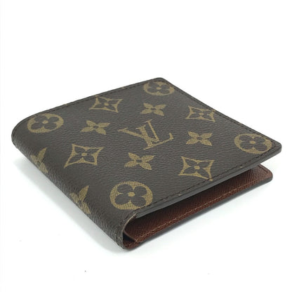 Louis Vuitton Folded Wallet M61675 Monogram Canvas Brown Monogram Portefeuille Marco Mens