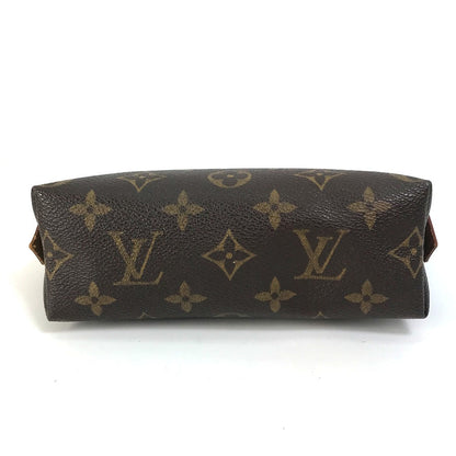 Louis Vuitton Pouch M47515 Monogram Canvas Brown Monogram Pochette Cosmetic Women Secondhand