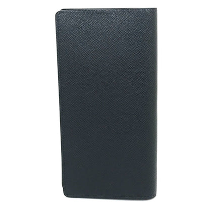 Louis Vuitton Long Wallet Purse M30502 Taiga Leather Dark Navy Type Taiga Portefeuille Braza Mens