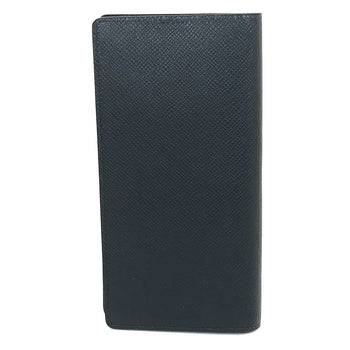 Louis Vuitton Long Wallet Purse M30502 Taiga Leather Dark Navy Type Taiga Portefeuille Braza Mens