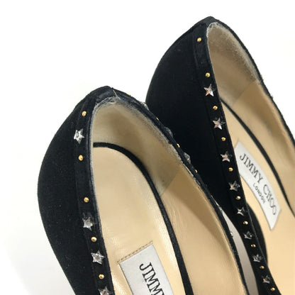 Jimmy Choo Pumps Suede, Suede Black Star Studs Women 35.5