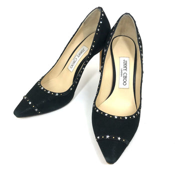 Jimmy Choo Pumps Suede, Suede Black Star Studs Women 35.5