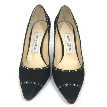 Jimmy Choo Pumps Suede, Suede Black Star Studs Women 35.5