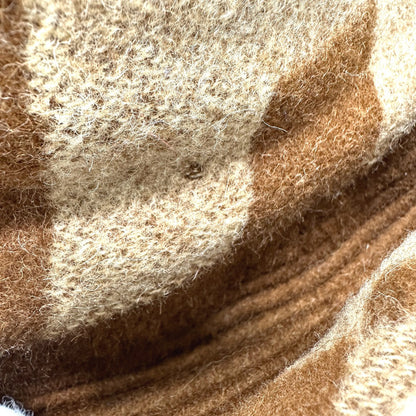 Hermes Hat , Camel Brown H Logo Camel Hat Women 57