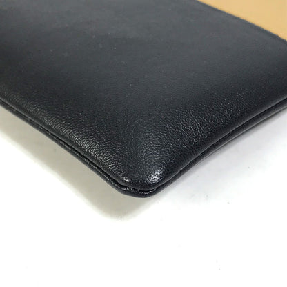 Celine Clutch Bag 100093Htm Leather Brown Two-Tone By Color Women