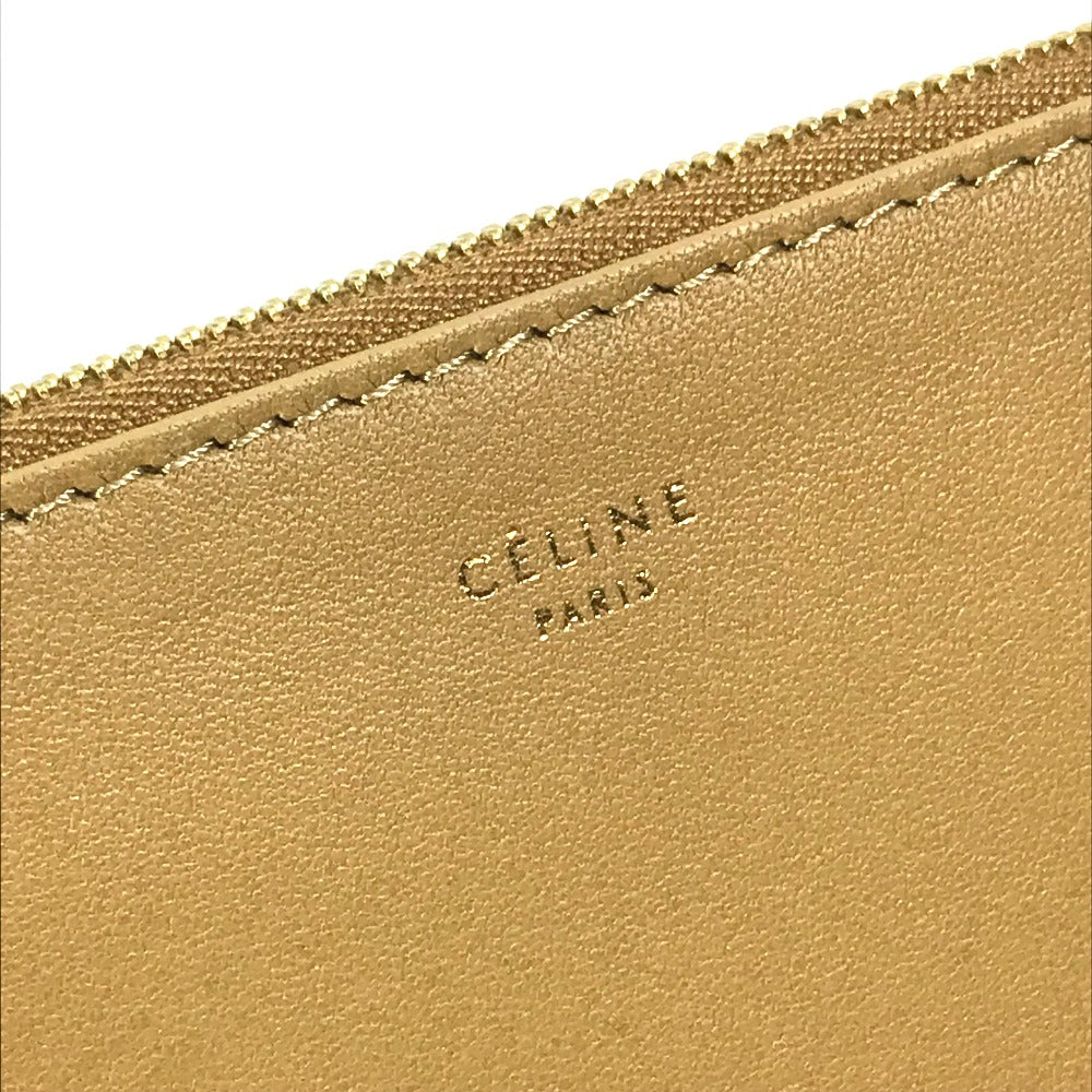 Celine Clutch Bag 100093Htm Leather Brown Two-Tone By Color Women
