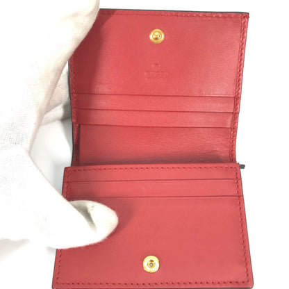 Gucci Folded Wallet 506277 Gg Supreme Canvas Beige X Pink Gg Supreme Bosco Bosco Applique Dog Women