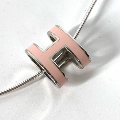 Hermes Necklace Metal Light Pink Pop Ash H Women