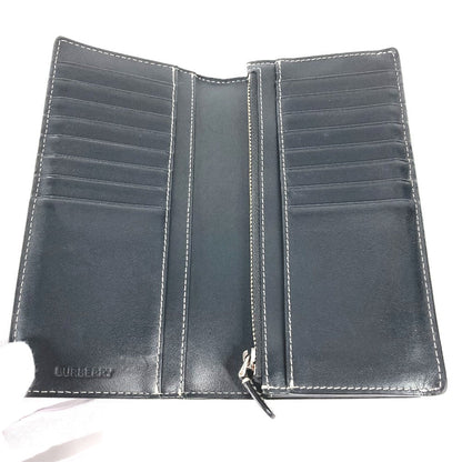 Burberry Long Wallet Purse 8052803 Pvc Brown Long Wallet Giant Check Mens