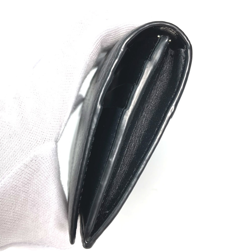 Loewe Long Wallet Purse Leather Black Long Wallet Puzzle Mens