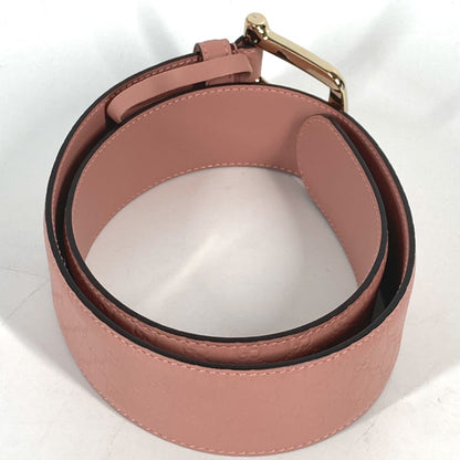 Gucci Belt 281548 Leather Pink Micro Gucci Shima Gg Women 70