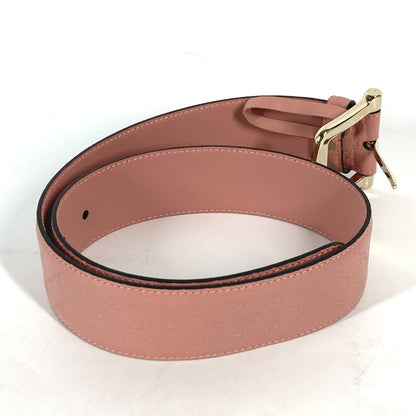 Gucci Belt 281548 Leather Pink Micro Gucci Shima Gg Women 70