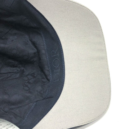 Dior Cap 933C902L4511 Cotton Navy Atelier Logo Embroidery M
