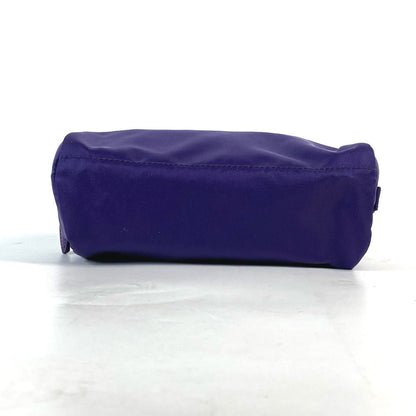 Prada Pouch 1Na350 Nylon Purple Triangle Logo Women