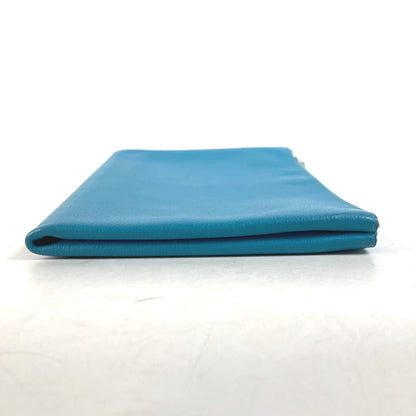 Hermes Pouch Evercolor Blue Flat Atto Gm Women(Unisex)