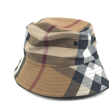 Burberry Hat 8052981 Cotton Beige Check Women S