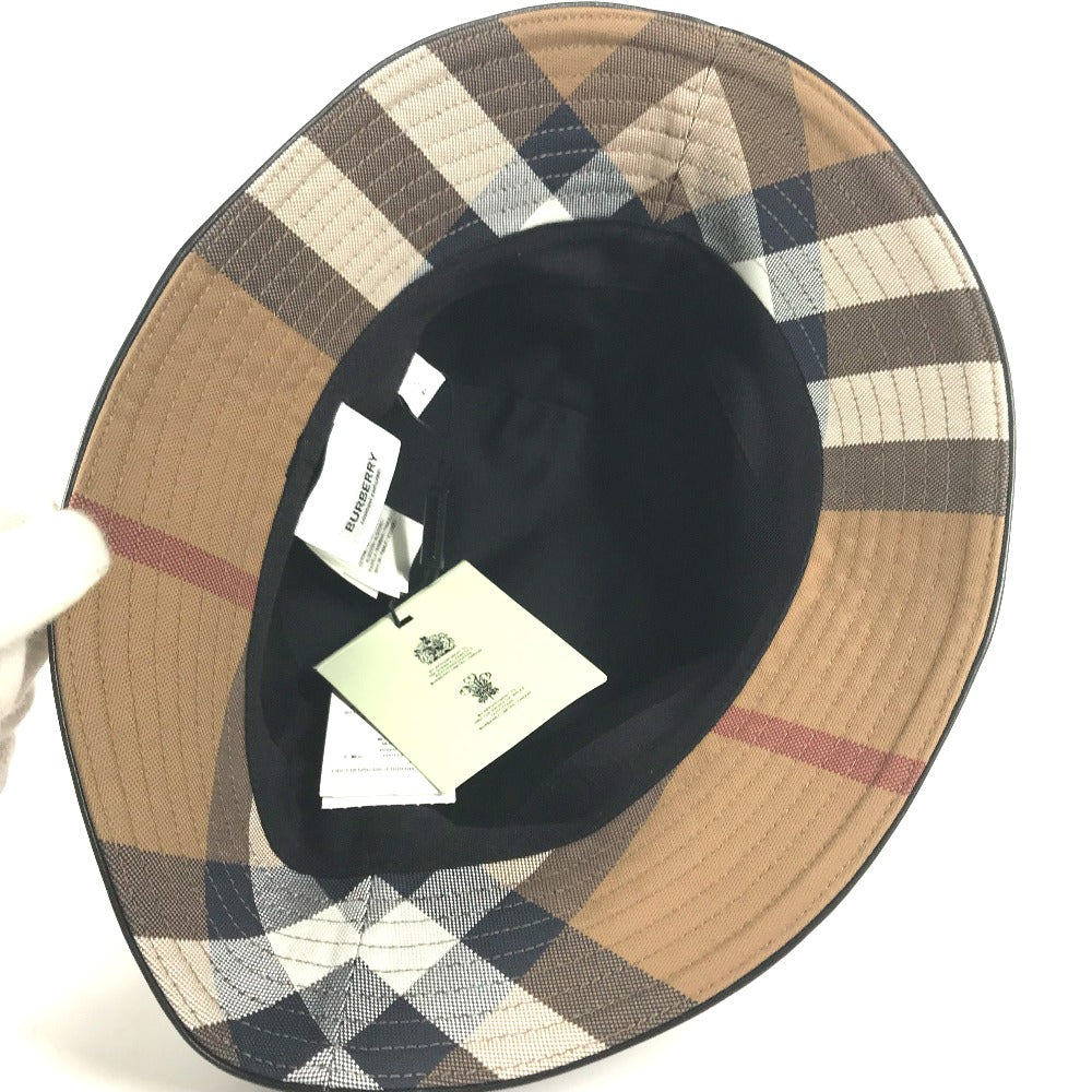 Burberry Hat 8052981 Cotton Beige Check Women S